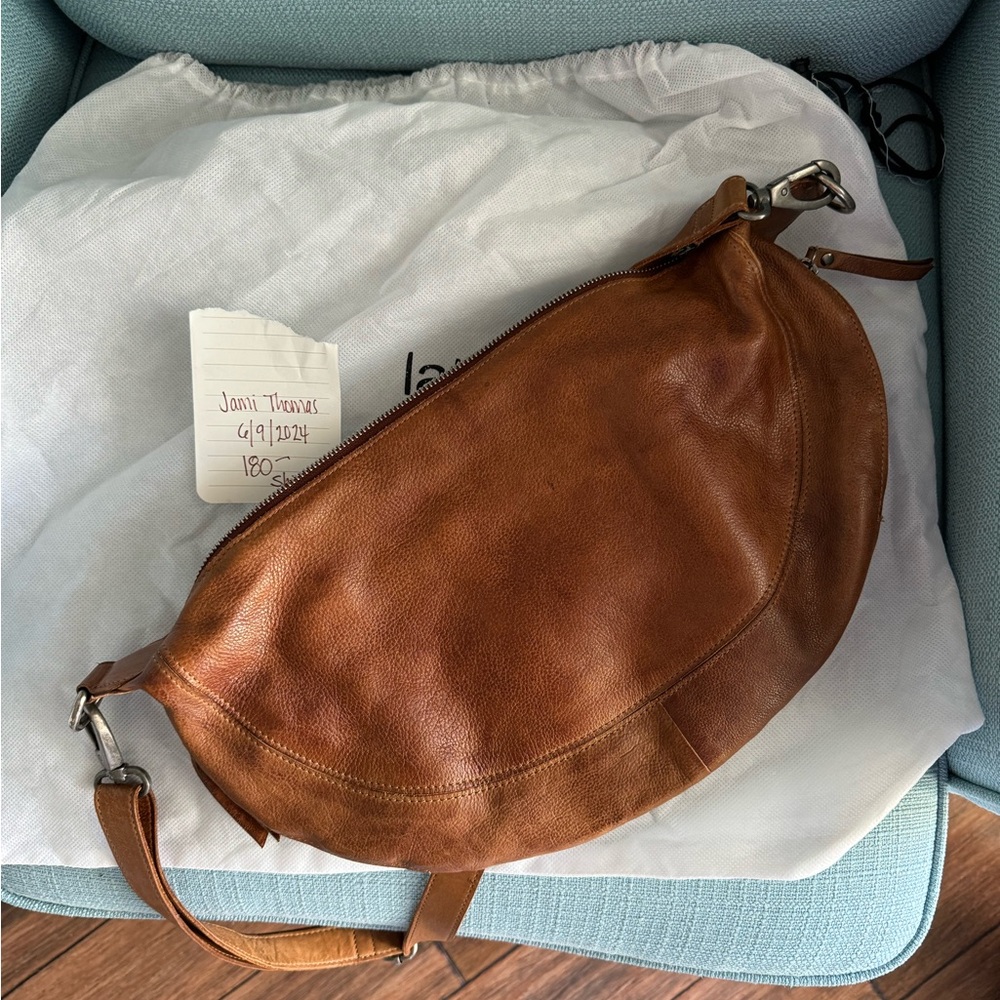 Latico Leather Callie crossbody in cognac.